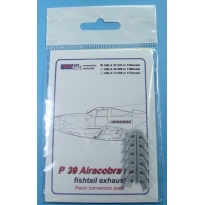 AML A32035 P-39 Airacobra Mk.I fishtail exhaust: Konwersja (1:32)