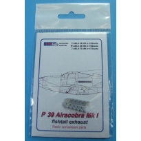 AML A48098 P-39 Airacobra Mk.I fishtail exhaust: Waloryzacja (1:48)