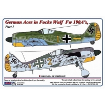 AML C4024 German Aces in Focke Wulf Fw 190A´s,Part I (1:144)