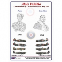 AML D48037 Alois Vašátko - 1st Commander  of Czechoslovak Wing RAF, Part I (1:48)