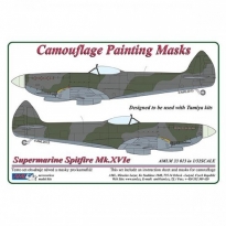 AML M33013 Supermarine Spitfire Mk.XVIe - Camouflage Painting Masks (1:32)