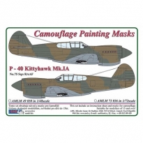 Curtiss P -40 Kittyhawk Mk.IA - Camouflage Painting Masks (1:48)