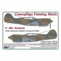 Curtiss P -40 K Warhawk - Camouflage Painting Masks (1:48)