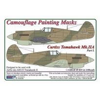 Curtiss Tomahawk Mk.IIB / Part I - Camouflage Painting Masks (1:48)