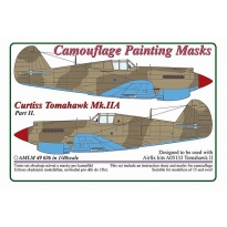 Curtiss Tomahawk Mk.IIB / Part II - Camouflage Painting Masks (1:48)