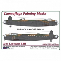 AML M73026 Avro Lancaster B.III - Camouflage Painting Masks (1:72)