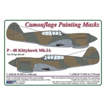 AML M73036 Curtiss P -40 Kittyhawk Mk.IA - Camouflage Painting Masks (1:72)