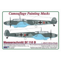 AML M73044 Messerschmitt Bf 110 B - Camouflage Painting Masks (1:72)