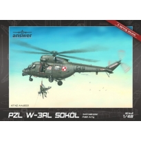 Answer AA48003 PZL W-3RL Sokół Sar Helicopter Polish Army (1:48)
