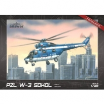 Answer AA48011 PZL W-3 Sokół "Police Helicopter" (1:48)