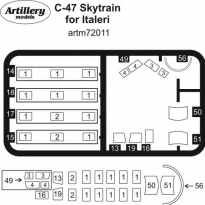 C-47 Skytrain for Italeri: Maska (1:72)