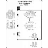 Kyushu Q1W1 Lorna for FineMolds: Maska (1:72)