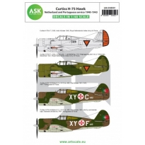 ASK D48001 Curtiss H-75 Netherlands and Portuguese service 1940-1943 (1:48)