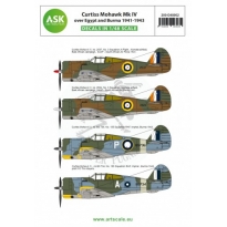 ASK D48002 Curtiss Mohawk IV over Egypt and Burma 1941-1943 (1:48)