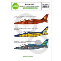 ASK D48025 Alpha Jet E Belgian Air Force and Armeé de l´Air part 3 (1:48)