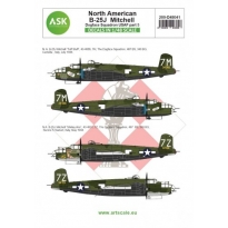 ASK D48041 B-25J Mitchell part 5 - US Dogface Squadron, "Shirley Ann" & "Tuff Stuff", Mediterranean area (1:48)