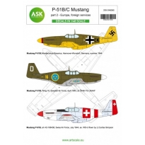 ASK D48060 P-51B/C Mustangs part 2 - Over Europe in foreign services (1:48)