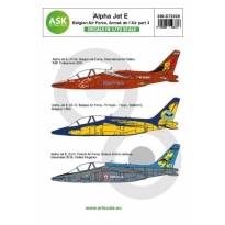 ASK D72020 Alpha Jet E Belgian Air Force and Armeé de l´Air part 3 (1:72)