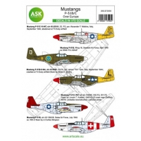 ASK D72030 P-51B Mustang Part 1 - Europe. The Bastards Behind The Enemy Lines And In Foreign Services (1:72)