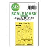 ASK M72057 Arado Ar 234C one-sided painting express mask for Hobby2000 / Dragon (1:72)