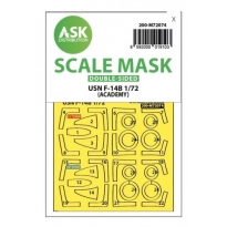 ASK M72074 F-14B double-sided express fit mask for Academy (1:72)