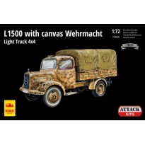 Attack Hobby Kits 72920 L1500A with canvas Wehrmacht Light Truck 4X4 (1:72)