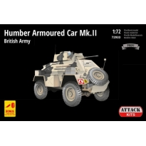 Attack Hobby Kits 72933 Humber Armoured Car Mk.II – British Army Africa (PE & resin det.,metal gun bar.) (1:72)