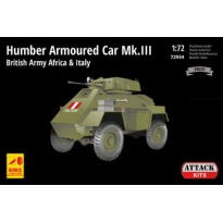 Attack Hobby Kits 72934 Humber Armoured Car Mk.III British Army Africa & Italy (1:72)