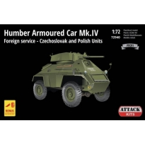 Attack Hobby Kits 72940 Humber Armoured Car Mk.IV Foreign service - Czechoslovak and Polish Units (1:72)