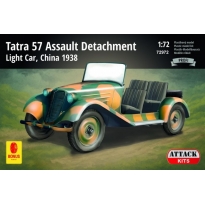 Attack Hobby Kits 72972 Tatra 57 Assault Detachment Light Car, China 1938 - Profi (1:72)