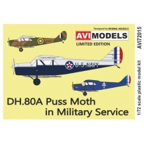 Avimodels 72015 DH.80A Puss Moth in Military Service (1:72)