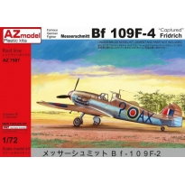 AZ Model AZ7587 Messerschmitt Bf-109F-4 "Captured" (1:72)