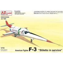 AZ Model AZ7598 American Fighter F-3 "Stiletto in Service" (1:72)