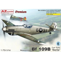 AZ Model AZ7896 Messerschmitt Bf 109B Over Spain "Berta" (1:72)