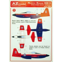 AZ Model AZA7026 Martin Baker M.B.5 decal „Boscombe Down“ (1:72)