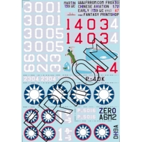 Azur Frrom FR0X30 China Early (Martin 139 WC, DH-9, Zero, P-40K) (1:72)