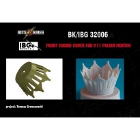 Front engine cover for PZL P.11C Polish Fighter (fit IBG 32001) (1:32)