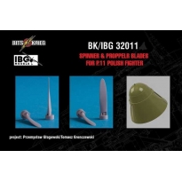 Spinner & Propeller blades for PZL P.11C Polish Fighter (fits IBG 32001) (1:32)