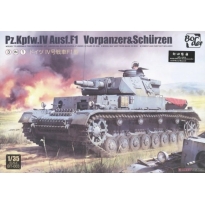 Border Model BT003 Pz.Kpfw.IV Ausf.F1 Vorpanzer&Schurzen (3 in 1) (1:35)