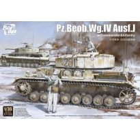 Border Model BT006 Pz.Beob.Wg.IV Ausf.J w/Commander & Infantry (1:35)