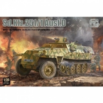 Border Model BT041 Sd.Kfz.251/1 Ausf.D w/ Workable Tracks & Interior (1:35)