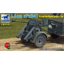 Bronco Models CB35141 2.8cm sPzB41 on Larger Steel-Wheeled Cariage (1:35)