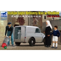 Bronco Models CB35171 Italian Light Delivery Van with Civilian Figures (1:35)