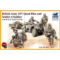 Bronco Models CB35207 British Army ATV Quad Bike& Trailer (1:35)