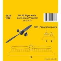 CMK 5138 DH.82 Tiger Moth Correction Propeller(ICM kit) (1:32)