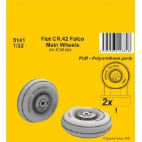 CMK 5141 Fiat CR.42 Main Wheels (ICM kit) (1:32)