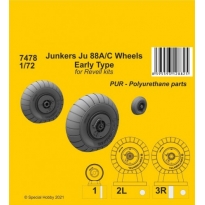 CMK 7478 Junkers Ju 88A/C Wheels Early Type (Revell kits) (1:72)