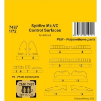 CMK 7487 Spitfire Mk.VC Control Surfaces / for Airfix (1:72)