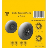 Bristol Beaufort Wheels 1/72 / for Airfix kit (1:72)