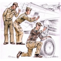 CMK F72114 US Army machanics WW II (3 fig.) (1:72)